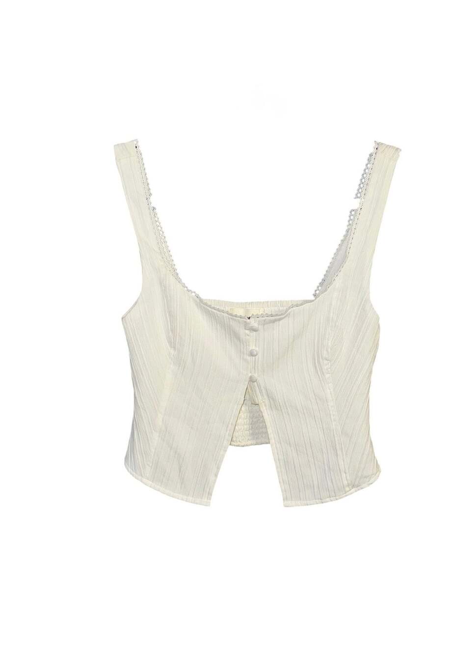 Quiksilver Women's Maci Solid Textured Woven Tank Top